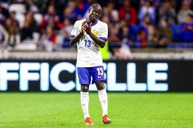 France v Belgium - UEFA Nations League LYON, FRANCE - SEPTEMBER 09 : N Golo Kante midfielder of France during the UEFA Nations League match in group A2 between France and Belgium on September 9, 2024 in Lyon, France, 09 09 2024  Copyright: xTomasxSiskx