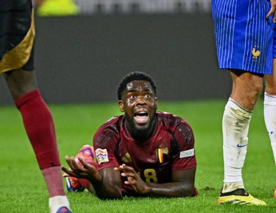 FOOTBALL Match Ligue des Nations France - Belgique PHOTOPQR LE PROGRES Stéphane GUIOCHON - Décines-Charpieu 09 09 2024 - FOOTBALL Match Ligue des Nations France - Belgique -A Décines au Groupama Stadium match de ligue des Nations France - Belgique ici Orel Mangala Décines-Charpieu Rhône Rhône-Alpes France  Copyright: xPHOTOPQR LExPROGRES MAXPPPxStéphanexGUIOCHONx 20240909LPL9722 20240909LPL9722