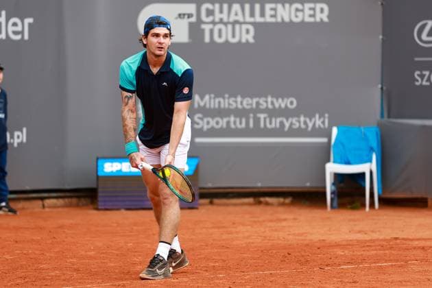 SZCZECIN, 10.09.2024 TURNIEJ TENISA ZIEMNEGO ATP, Tennis Herren CHALLENGER INVEST IN SZCZECIN OPEN 2024 NZ THIAGO SEYBOTH WILD KRZYSZTOF CICHOMSKI NEWSPIX.PL --- Newspix.pl POLAND OUT!  240910KCI055