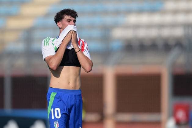 - Altro - Elite League Under 20 - Italy vs Germany Italia s U20 Lorenzo Anghele in action against during the match Elite League Italy U20 - Germany U20 at the Manlio Scopigno stadium in Rieti, Italy on september 10, 2024 Rieti Italy  Copyright: xIPAxSport ABACAx