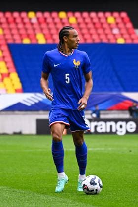 Kiliann Sildillia ( 5 - France ) during the European U21, U 21 Championship 2025 match between France and Bosnia and Herzegovina at MMArena on September 10, 2024 in Le Mans, France. ( Photo by federico pestellini panoramic ) - FOOTBALL : France vs Bosnie Espoirs - Le Mans - 10 09 2024 FedericoPestellini Panoramic 