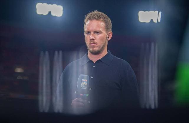 Sport Bilder des Tages Fussball, Herren, Saison 2024 25, UEFA Nations League (Liga A, Gruppe 3, 2. Spieltag) in Amsterdam, Niederlande - Deutschland, Trainer Bundestrainer Julian Nagelsmann (Deutschland) , 10.09. 2024, Copyright: xSebastianxRäppold MatthiasxKochx