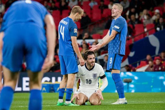 London, England, September 10 2024: Jack Grealish (10 England) during the UEFA Nations League game between England and Finland at Wembley Stadium in London, England. (Pedro Porru SPP) Copyright: xPedroxPorrux xSPPx spp-en-PePoSp-4F8A2414_DxO