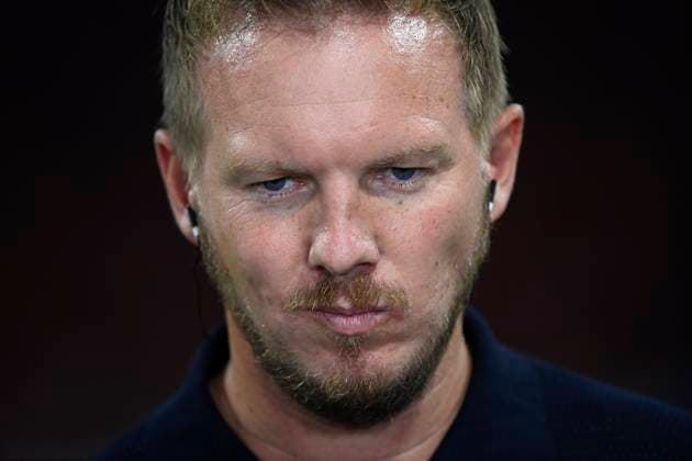 Bundestrainer Julian NAGELSMANN (GER), Einzelbild,angeschnittenes Einzelmotiv,Portraet,Portrait,Porträt. Fussball Nations League Niederlande (NED) - Deutschland (GER) 2-2 am 10.09.2024 in der Amsterdam Arena Johan-Cruyff-Arena in Amsterdam Niederlande