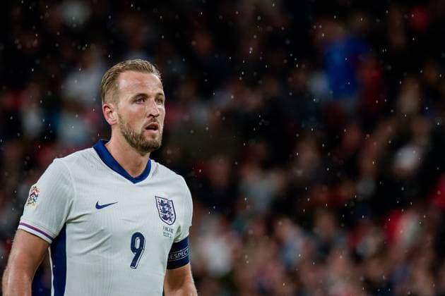 London, England, September 10 2024: Harry Kane (9 England) during the UEFA Nations League game between England and Finland at Wembley Stadium in London, England. (Pedro Porru SPP) Copyright: xPedroxPorrux xSPPx spp-en-PePoSp-4F8A2567_DxO