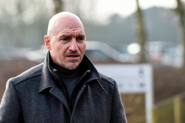 ASS HLN: Funeral Serge Baguet LOCHRISTI, BELGIUM - FEBRUARI 16 : Ludo Dierckxsens pictured during the funeral of Serge Baguet in Lochristi, Belgium on 16 02 2017