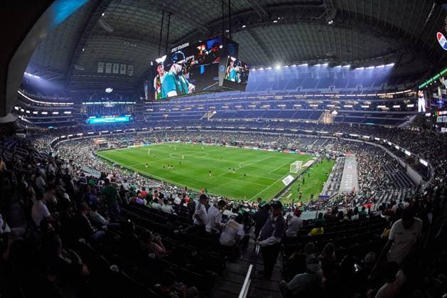 RECORD DATE NOT STATED Seleccion Mexicana 2024 Mexico vs Canada General View Stadium during the game International Friendly, Länderspiel, Nationalmannschaft between Mexican national team, Nationalteam (Mexico) and Canada at AT-T Stadium, on September 10, 2024, Arlington, Texas, United States. ARLINGTON TEXAS UNITED STATES  Copyright: xJONATHANxDUENASx 20240910210603_SNM_MEX_CAN_STADIUM210