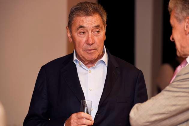 NEW STAMPS BELGIAN TOUR WINNERS Pc Eddy Merckx en Lucien Van Impe onthullen hun eigen postzegel van bpost met Eddy Merckx, Lucien Van Impe en CEO Koen Van Gerven - Cp Eddy Merckx et Lucien Van Impe dévoilent leur propre timbre-poste de bpost avec Eddy Merckx, Lucien Van Impe et le CEO Koen Van Gerven 07 06 2017 pict. TG Photo News MECHELEN Belgium  Copyright: xTgx 10647614-054