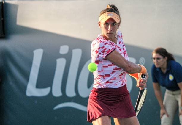 September 9, 2024, Monastir, Tunisia: Monastir, Tunisia. 09 September 2024. Lesia Tsurenko of Ukraine plays against Eva Lys of Germany at the Jasmin Open in Monastir, Tunisia. The women s professional tennis tournament takes place at the Magic Hotel Skanes in Monastir between 9 and 15 September 2024. Monastir Tunisia - ZUMAd99_ 20240909_zap_d99_032 Copyright: xHasanxMradx