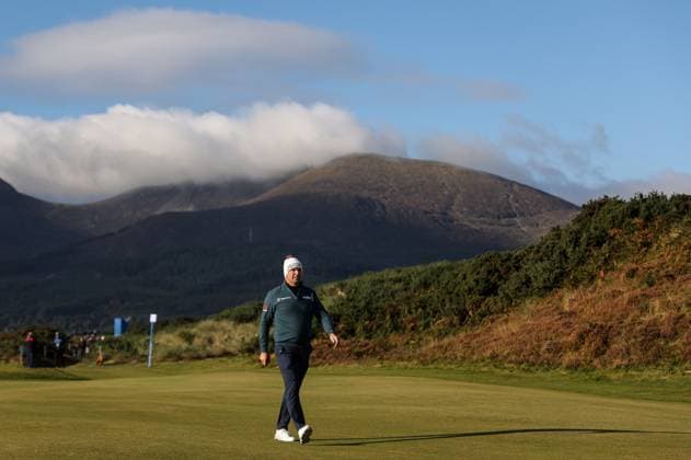 2024 Amgen Irish Open, Royal County Down, Newcastle, Northern Ireland 12 9 2024 Padraig Harrington walks up the 13th fairway Padraig Harrington walks up the 13th fairway 12 9 2024  Copyright: x INPHO BenxBradyx BB_14454