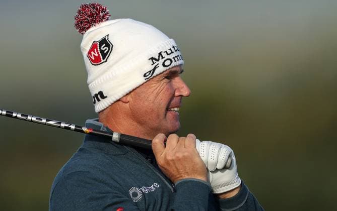 2024 Amgen Irish Open, Royal County Down, Newcastle, Northern Ireland 12 9 2024 Padraig Harrington reacts to his shot on the 13th Padraig Harrington reacts to his shot on the 13th 12 9 2024  Copyright: x INPHO BenxBradyx BB4_1707