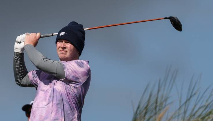 2024 Amgen Irish Open, Royal County Down, Newcastle, Northern Ireland 12 9 2024 Robert MacIntyre Ryan Fox and Robert MacIntyre 12 9 2024  Copyright: x INPHO BenxBradyx BB4_3001