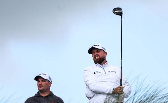 2024 Amgen Irish Open, Royal County Down, Newcastle, Northern Ireland 12 9 2024 Shane Lowry tees off on the 5th Shane Lowry tees off on the 5th 12 9 2024  Copyright: x INPHO BenxBradyx BB4_3002