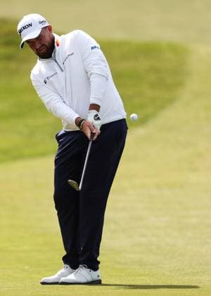 2024 Amgen Irish Open, Royal County Down, Newcastle, Northern Ireland 12 9 2024 Shane Lowry plays a shot on the 5th fairway Shane Lowry plays a shot on the 5th fairway 12 9 2024  Copyright: x INPHO BenxBradyx BB4_3431