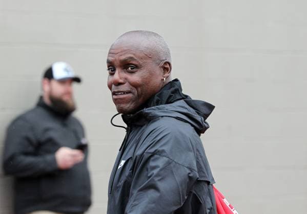 2018 NCAA, College League, USA Track & Field Championships Day Four: JUN 8 June 8, 2018. Track great Carl Lewis makes an appearance at the 2018 NCAA Track & Field Championships at Historic Hayward Field, Eugene, OR. Larry C. Lawson CSM Eugene OR USA EDITORIAL USE ONLY Copyright: xx ZUMA-20180608_zaf_c04_098.jpg LarryxC.xLawsonx csmphototwo400572