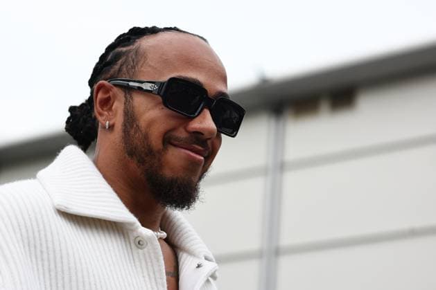 F1 Grand Prix Of Azerbaijan 2024 Practice 1 Lewis Hamilton of Mercedes before first practice ahead of the Formula 1 Grand Prix of Azerbaijan at Baku City Circuit in Baku, Azerbaijan on September 13, 2024. Baku Azerbaijan  Copyright: xJakubxPorzyckix originalFilename:porzycki-f1grandp240913_np3Z4.jpg