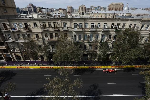 F1 Grand Prix Of Azerbaijan 2024 Practice 1 Carlos Sainz of Ferrari during first practice ahead of the Formula 1 Grand Prix of Azerbaijan at Baku City Circuit in Baku, Azerbaijan on September 13, 2024. Baku Azerbaijan  Copyright: xJakubxPorzyckix originalFilename:porzycki-f1grandp240913_np7Eb.jpg