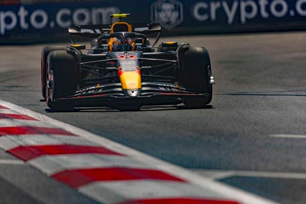 13th September 2024; Baku City Circuit, Baku, Azerbaijan; Formula 1 Azerbaijan Grand Prix 2024; Free Practice Day; Number 11 Oracle Red Bull driver Sergio Perez during practice 1 at the Azerbaijan Formula 1  ActionPlus12691709 StephenxBlackberry
