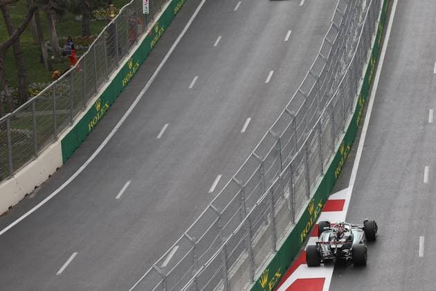 12.09.2024, Baku City Circuit , Baku, FORMULA 1 QATAR AIRWAYS AZERBAIJAN GRAND PRIX 2024 ,im Bild Lewis Hamilton (GBR), Mercedes-AMG Petronas Formula One Team Defodi-506_20240913_hbr_7457