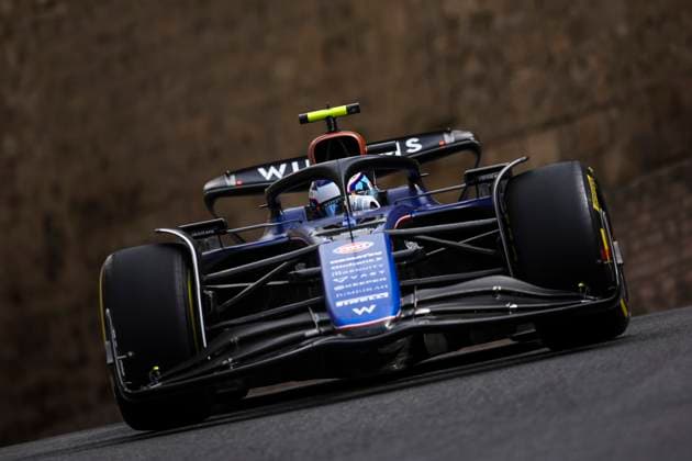 43 COLAPINTO Franco (arg), Williams Racing FW46, action during the Formula 1 Azerbaijan Grand Prix 2024, 17th round of the 2024 Formula One World Championship, WM, Weltmeisterschaft from September 13 to 15, 2024 on the Baku City Circuit, in Baku, Azerbaijan - F1 - AZERBAIJAN GRAND PRIX 2024 DPPI Panoramic  240913_R17_AZERBAIJAN_DP_EA020841