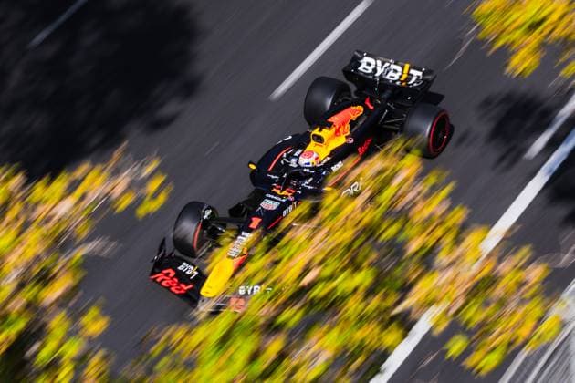 Baku City Circuit, Baku, Azerbaijan. 13.September.2024; Max Verstappen of the Netherlands and Oracle Red Bull Racing during Formula One Azerbaijan Grand Prix  (266419482)