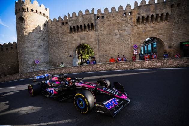 Baku City Circuit, Baku, Azerbaijan. 13.September.2024; Esteban Ocon of France and BWT Alpine F1 Team during Formula One Azerbaijan Grand Prix  (266419527)