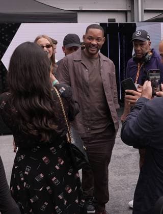 14.09.2024, Baku City Circuit , Baku, FORMULA 1 QATAR AIRWAYS AZERBAIJAN GRAND PRIX 2024 ,im Bild Schauspieler Will Smith im Fahrerlager von Baku. Defodi-506_20240914_hbr_2890