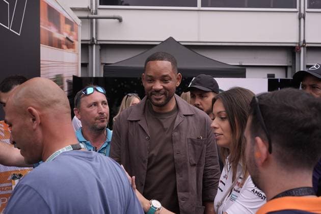 14.09.2024, Baku City Circuit , Baku, FORMULA 1 QATAR AIRWAYS AZERBAIJAN GRAND PRIX 2024 ,im Bild Schauspieler Will Smith im Fahrerlager von Baku. Defodi-506_20240914_hbr_2902