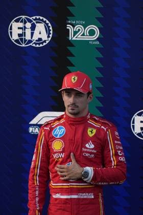 FORMULA 1 QATAR AIRWAYS AZERBAIJAN GRAND PRIX 2024 14.09.2024, Baku City Circuit , Baku, FORMULA 1 QATAR AIRWAYS AZERBAIJAN GRAND PRIX 2024 ,im Bild Poleposition für Charles Leclerc (MCO), Scuderia Ferrari HP