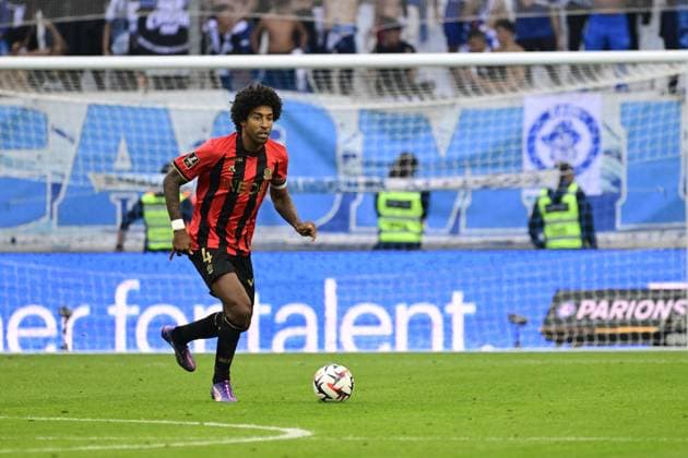 L Olympique de Marseille reçoit l OGC Nice dans le cadre de quatrième journée de Ligue 1 McDonald s à l Orange Vélodrome, le 14 septembre 2024. Danté (OGCN) FOOTBALL : Olympique de Marseille VS OGC Nice - Ligue 1 - 14 09 2024 WilliamCannarella Panoramic 