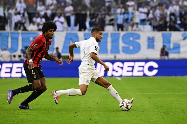 L Olympique de Marseille reçoit l OGC Nice dans le cadre de quatrième journée de Ligue 1 McDonald s à l Orange Vélodrome, le 14 septembre 2024. Amine Harit (OM) FOOTBALL : Olympique de Marseille VS OGC Nice - Ligue 1 - 14 09 2024 WilliamCannarella Panoramic 