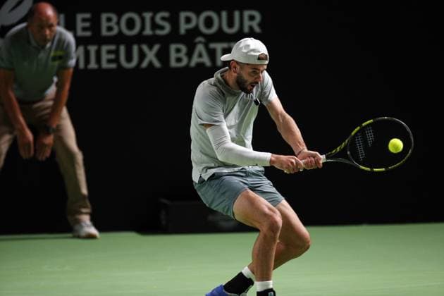 Tennis 2024 - Open de Tennis de Rennes Jacob FEARNLEY (GRB) Harold MAYOT (FRA) - Jacob FEARNLEY (GRB) TENNIS : Open de Tennis de Rennes - 14 09 2024 JulienKammerer Panoramic 