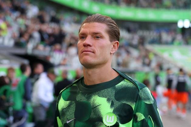 VfL vs. Frankfurt, 1. BL Wolfsburg, 14.09.2024, FUßBALL - VfL Wolfsburg vs. Eintracht Frankfurt, 1. BL, Saison 2024 25. Kevin Behrens (VfL Wolfsburg) Wolfsburg