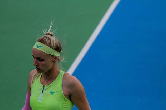 September 14, 2024, Monastir, Monastir Governorate, Tunisia: Monastir, Tunisia. 14 September 2024. Lucia Bronzetti of Italy plays against Rebecca Sramkova of Slovakia at the Jasmin Open Semi Final in Monastir, Tunisia. The women s professional tennis tournament is taking place at the Magic Hotel Skanes in Monastir between 9 and 15 September 2024 Monastir Tunisia - ZUMAd99_ 0762514356st Copyright: xHasanxMradx
