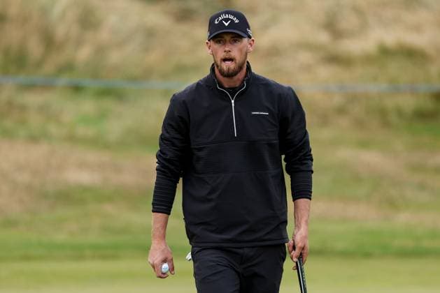 2024 Amgen Irish Open, Royal County Down, Newcastle, Northern Ireland 15 9 2024 Sam Jones on the 10th green Sam Jones on the 10th green 15 9 2024  Copyright: x INPHO BenxBradyx BB4_9428