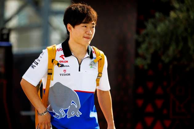 15th September 2024; Baku City Circuit, Baku, Azerbaijan; Formula 1 Azerbaijan Grand Prix 2024; Race Day; Number 22 Visa Cash App RB driver Yuki Tsunoda arrives at the circuit for the race  ActionPlus12692988 StephenxBlackberry