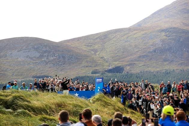 2024 Amgen Irish Open, Royal County Down, Newcastle, Northern Ireland 15 9 2024 Rory McIlroy tee™s off the 2nd Rory McIlroy tee™s off the 2nd 15 9 2024  Copyright: x INPHO BenxBradyx BB1_0042