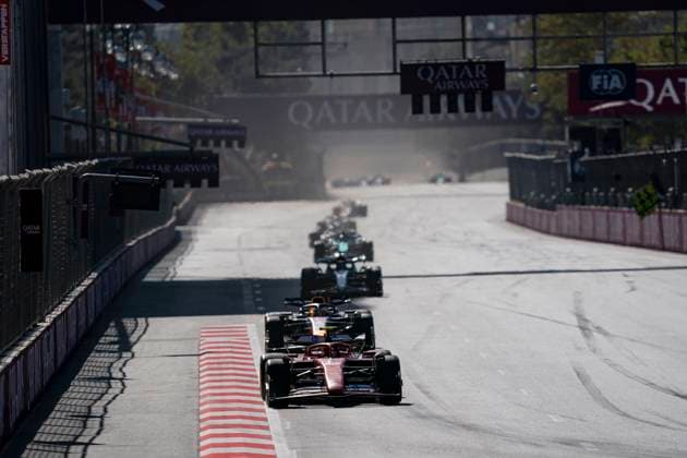 September 15, 2024, Baku, Azerbaijan: Spanish driver CARLOS SAINZ Jr (Scuderia Ferrari) drives during the 2024 FIA Formula 1 Azerbaijan Grand Prix at Baku City Circuit in Baku, Azerbaijan. Baku Azerbaijan - ZUMAg147 20240915_fap_g147_004 Copyright: xJamesxGasperottix