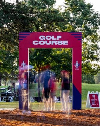 September 15, 2024, Gainesville, Va, USA: The beginning of day three for the 2024 Solheim Cup at the Robert Trent Jones Golf Club. Gainesville USA - ZUMAb237 20240915_znp_b237_003 Copyright: xRobertxBlakleyx