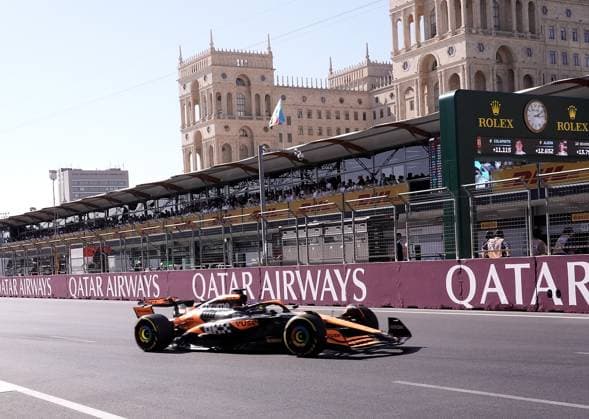 FORMULA 1 QATAR AIRWAYS AZERBAIJAN GRAND PRIX 2024 15.09.2024, Baku City Circuit , Baku, FORMULA 1 QATAR AIRWAYS AZERBAIJAN GRAND PRIX 2024 ,im Bild Oscar Piastri (AUS), McLaren F1 Team