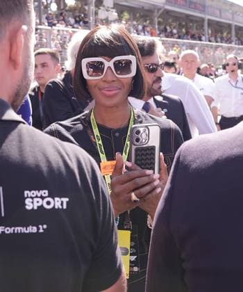 FORMULA 1 QATAR AIRWAYS AZERBAIJAN GRAND PRIX 2024 15.09.2024, Baku City Circuit , Baku, FORMULA 1 QATAR AIRWAYS AZERBAIJAN GRAND PRIX 2024 ,im Bild Model Naomi Campbell