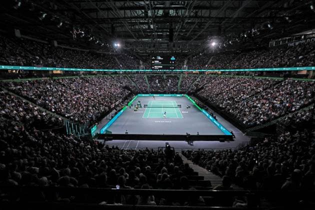 Tennis, Davis Cup, Großbritannien - Kanada Sell out crowd at the AO Arena Davis Cup Group Stage Finals 2024, Day Six, AO Arena, Manchester, UK - 15 Sep 2024  Copyright: xEllaxLing Shutterstockx 14713349dw