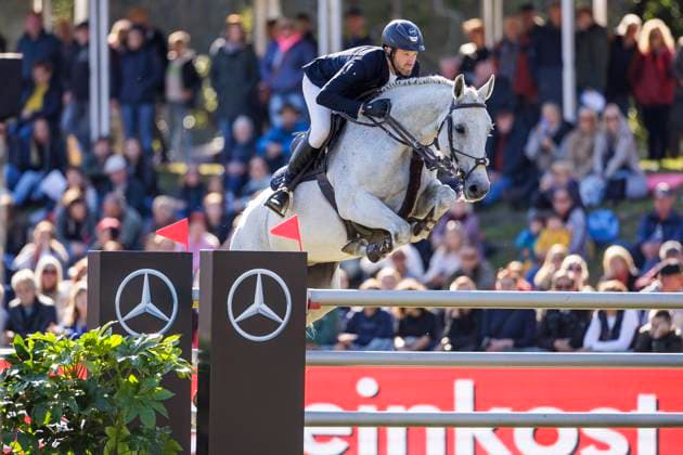 Bilder des Jahres 2024, Sport 09 September Sport Themen der Woche KW37 DONAUESCHINGEN - CHI 2024, DONAUESCHINGEN - CHI 2024 WEISHAUPT Maximilian (GER), DSP Omerta Incipit Großer Preis - S.D. Fürst Joachim zu Fürstenberg-Gedächtnispreis präsentiert von CPA Lichtkonzept Qualifikation zur Europameisterschaft 2025 CSI3*: Springprüfung mit Stechen Donaueschingen, Schlosspark 15. September 2024 - *** DONAUESCHINGEN CHI 2024, DONAUESCHINGEN CHI 2024 WEISHAUPT Maximilian GER , DSP Omerta Incipit Grand Prix S D Fürst Joachim zu Fürstenberg Memorial Prize presented by CPA Lichtkonzept Qualification for the European Championships 2025 CSI3 Jumping competition with jump-off Donaueschingen, Schlosspark 15 September 2024