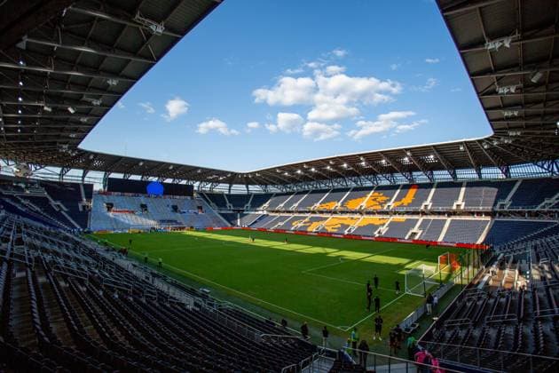 Major League Soccer: Columbus Crew Vs. FC Cincinnati Hell Is Real TQL Stadium is seen prior to the start of the Hell is Real Major League Soccer match between FC Cincinnati and the Columbus Crew at TQL Stadium in Cincinnati, Ohio, on September 14, 2024. The match ends in a nil-nil draw. Cincinnati Ohio United States  Copyright: xJasonxWhitmanx originalFilename:whitman-majorlea240914_npglK.jpg