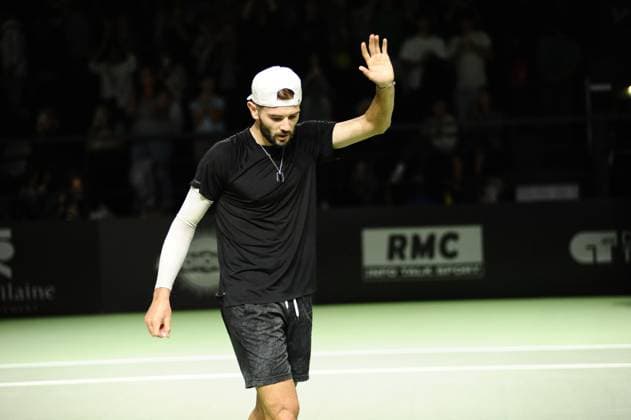 Tennis 2024 - Open de Tennis de Rennes Jacob FEARNLEY (GRB) Quentin HALYS (FRA) - Jacob FEARNLEY (GRB) TENNIS : Open de Tennis de Rennes - 15 09 2024 JulienKammerer Panoramic 