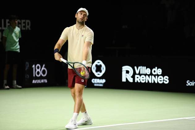 Tennis 2024 - Open de Tennis de Rennes Quentin HALYS (FRA) Quentin HALYS (FRA) - Jacob FEARNLEY (GRB) TENNIS : Open de Tennis de Rennes - 15 09 2024 JulienKammerer Panoramic 