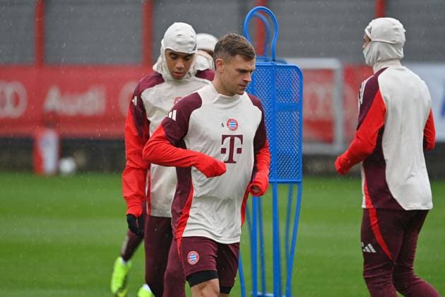 Joshua KIMMICH (Bayern Muenchen). Abschlusstraining, Training am 16.09.2024 Fussball Champions League , FC Bayern Muenchen - GNK Dinamo Zagreb Â