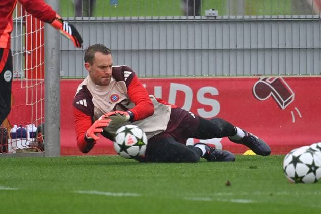 Sport Bilder des Tages Manuel NEUER (Torwart Bayern Muenchen) beim Torwarttraining,Aktion, Abschlusstraining, Training am 16.09.2024 Fussball Champions League , FC Bayern Muenchen - GNK Dinamo Zagreb Â