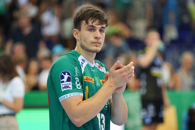 Leipzig, 08.09.2024, QUARTERBACK Immobilien ARENA, Handball, Männer, Saison 2024 2025, 1. Bundesliga, 1. Spieltag , SC DHfK Leipzig - TVB Stuttgart 33:24 (15:12), Im Bild: Matej Klima (13, Leipzig) ,