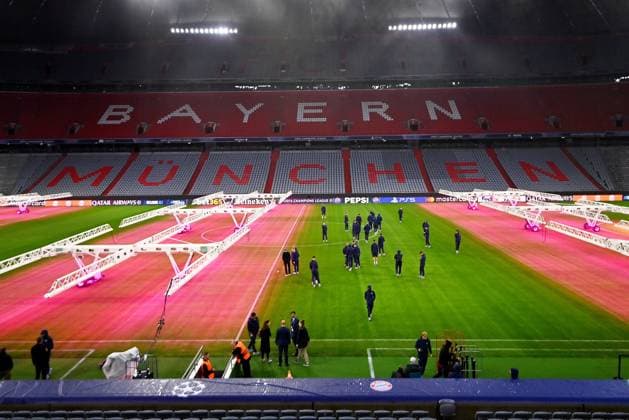 Munich, Germany, 160924. GNK Dinamo players walk around the Allianz Arena stadium on the eve of the match of the 1st round of the UEFA Champions League against Bayern Munich. Photo: Ronald Gorsic CROPIX Copyright: xxRonaldxGorsicx munchen_dinamo_setnja8-160924